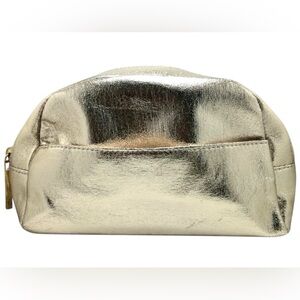 NWOT Lancome Shimmering Gold Cosmetic Bag